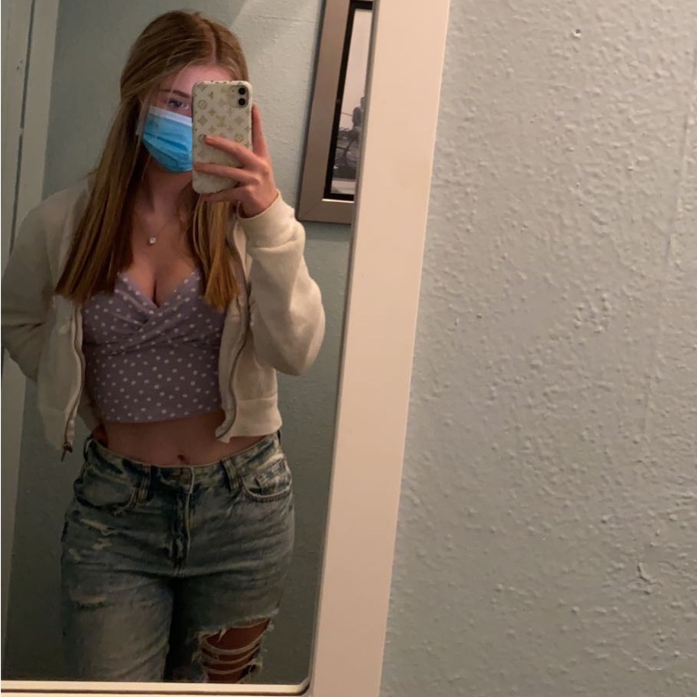 Hollister cropped tank